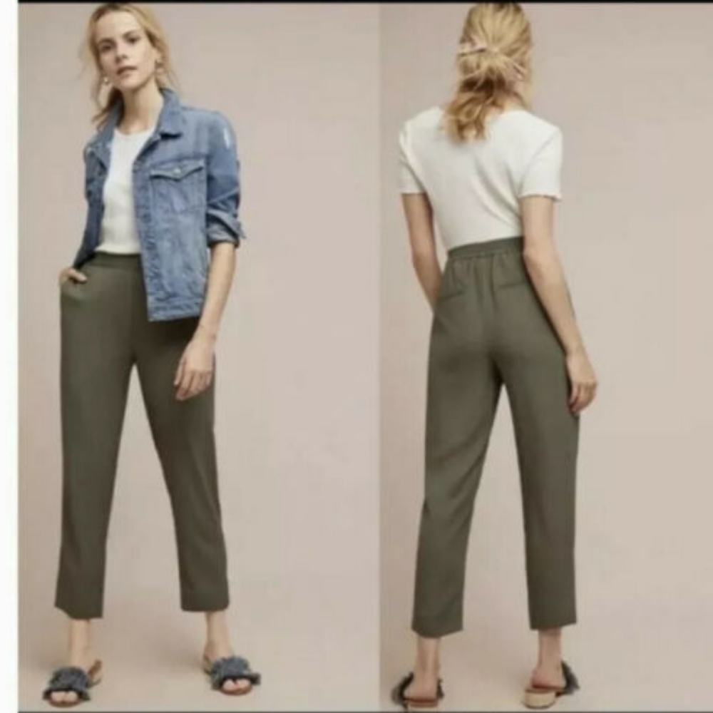The Essential Pull-On Trouser by Anthropologie pants.